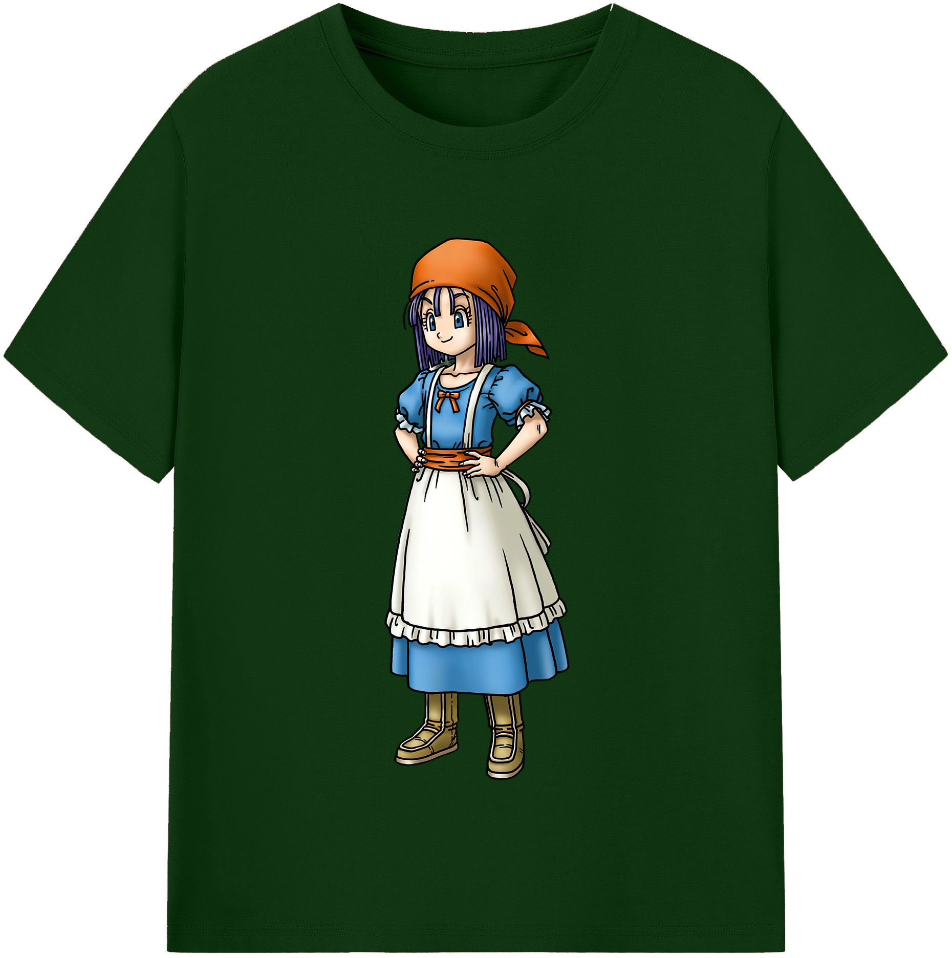 （画像用） ドラゴンクエスト Doragon Kuesuto Dragon Quest 綿100％半袖Tシャツ（フロントプリント）